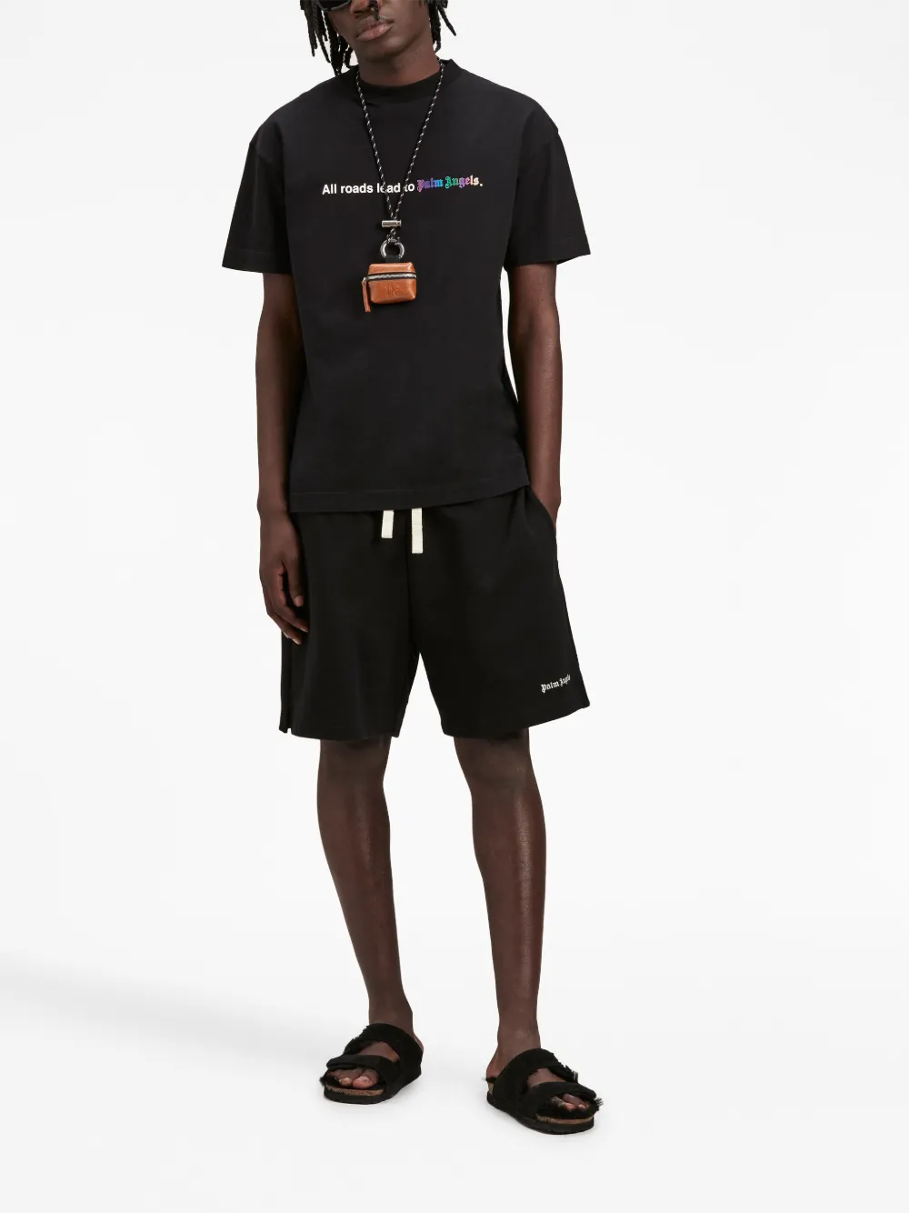 Palm Angels embroidered-logo track shorts | Track & Running Shorts | Image 2
