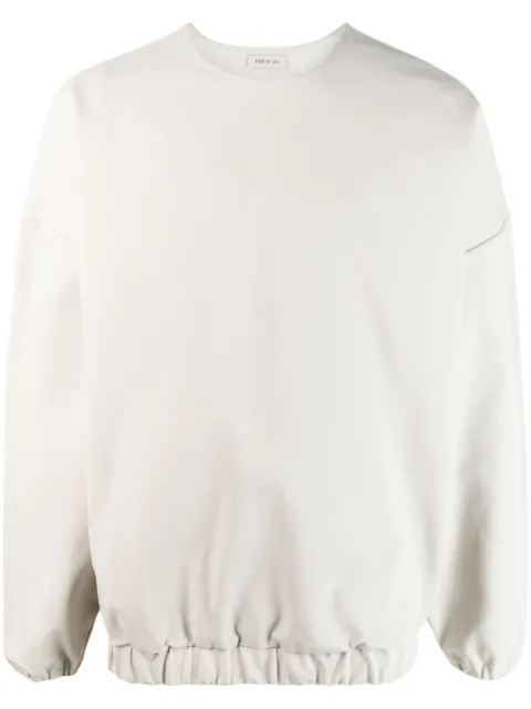 Fear Of God elasticated-waistband round-neck sweatshirt Men
