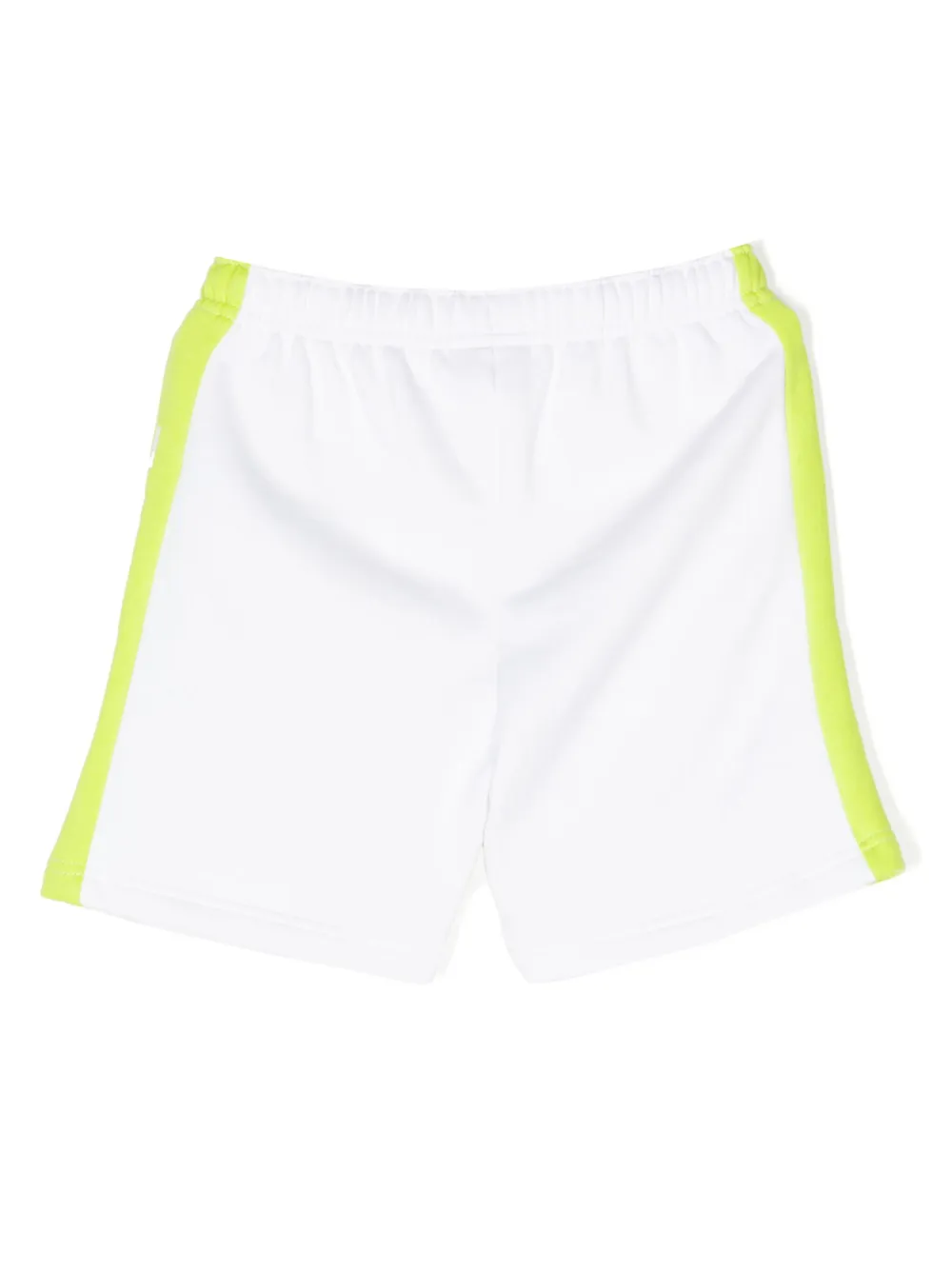 Lacoste Kids logo-print elasticated-waist shorts - Wit