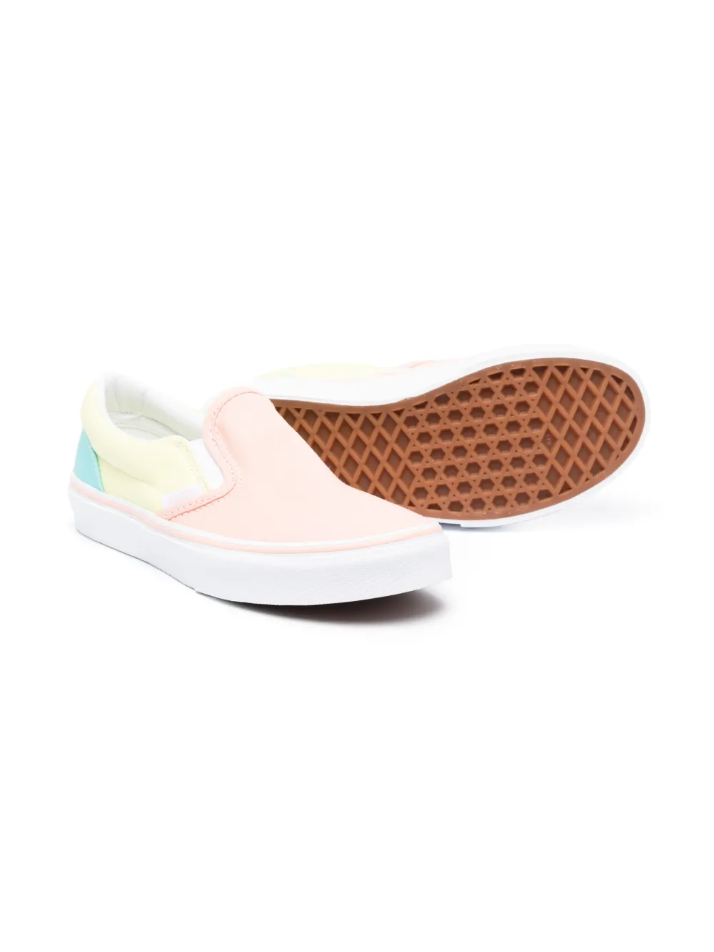 Vans Kids panelled low-top sneakers - Roze
