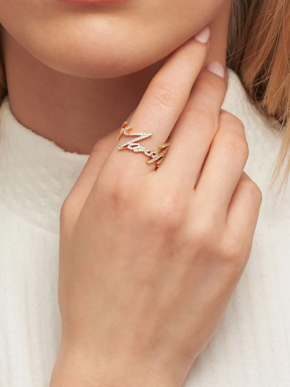 Stephen Webster 18kt yellow gold I Promise to Love You Neon More Passion diamond ring - Goud