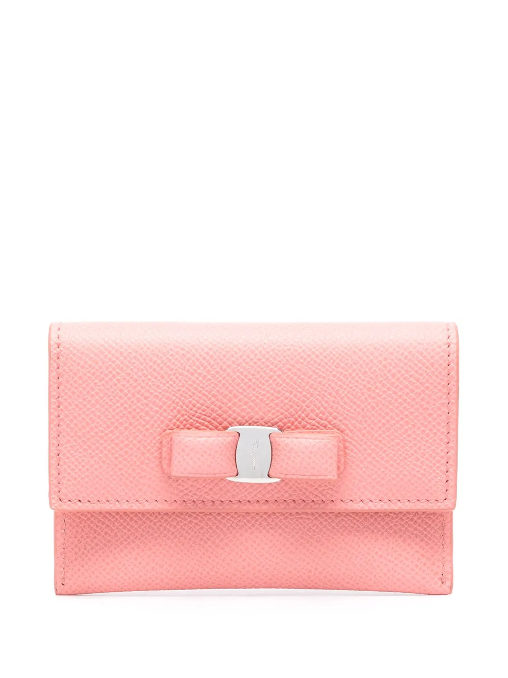 Ferragamo Vara-bow leather wallet | Pink | Image 1