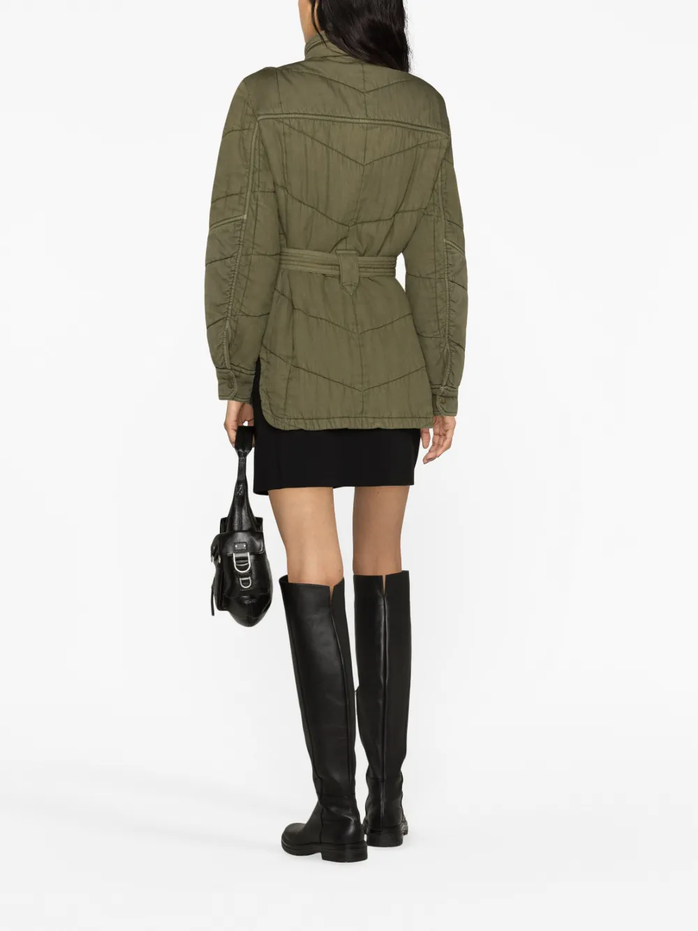 Zadig&Voltaire Kalice Belted Quilted Jacket - Farfetch