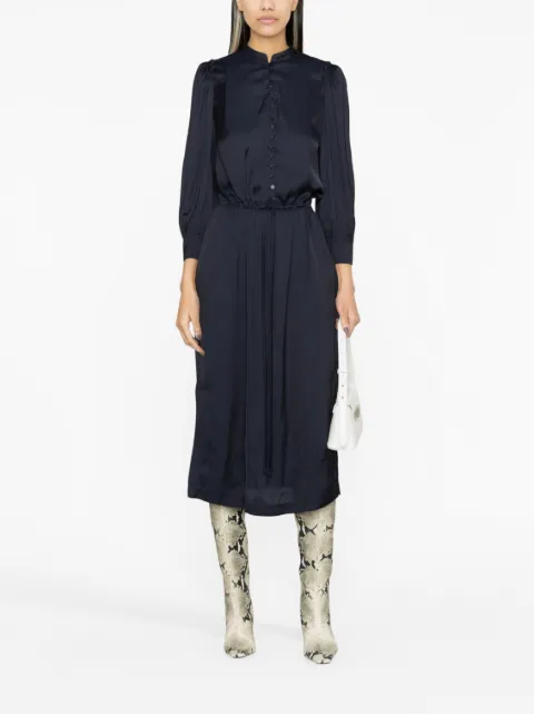 Zadig&Voltaire Relinda satin-finish shirt dress WWDR01254 - 1