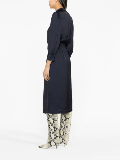 Zadig&Voltaire Relinda satin-finish shirt dress WWDR01254 - 2