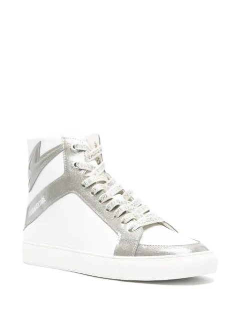 Zadig&Voltaire High Flash Infinity leather sneakers SWSN00453 - 1
