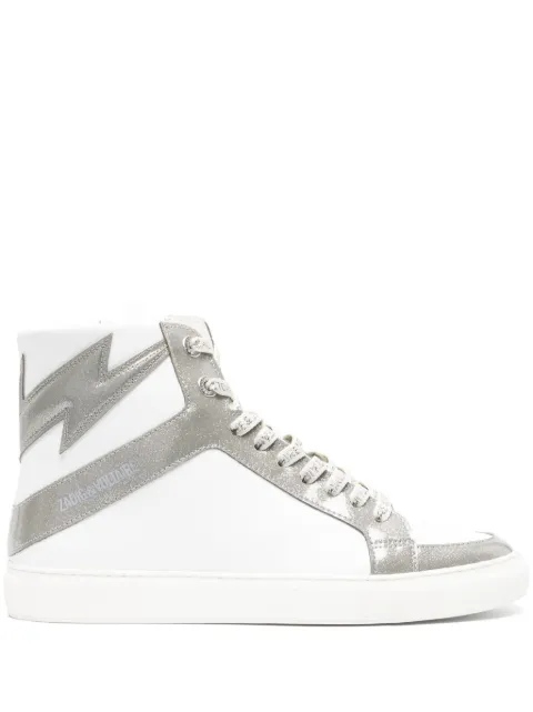 Zadig&Voltaire High Flash Infinity leather sneakers