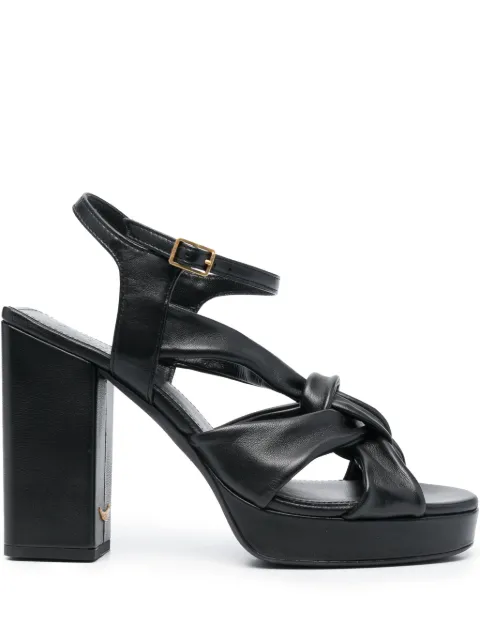 Zadig&Voltaire Forget Me Knot leather sandals SWCT00821 - 0