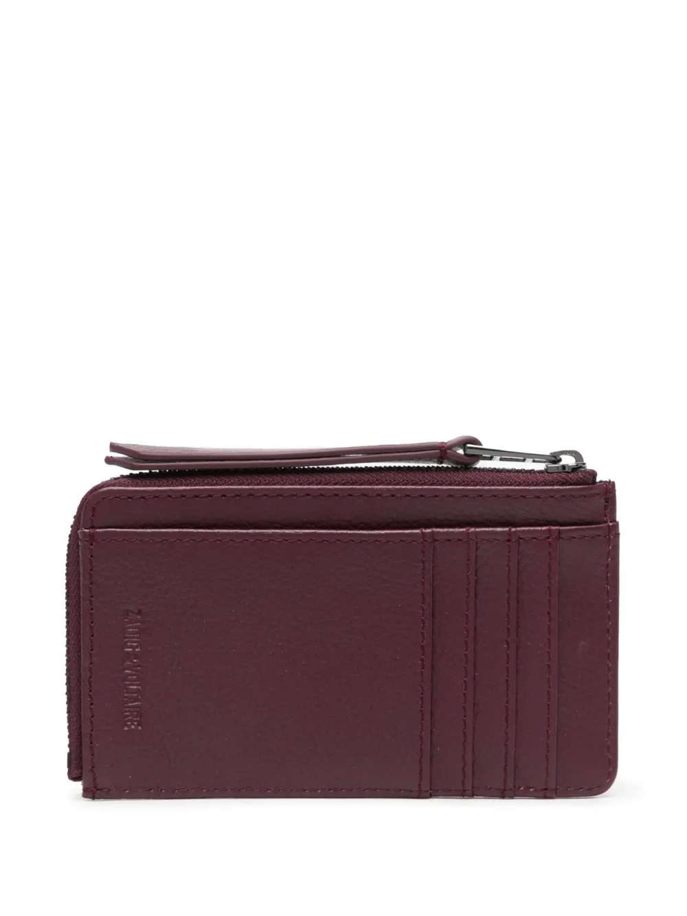 Zadig&Voltaire ZV calf-leather wallet - Paars