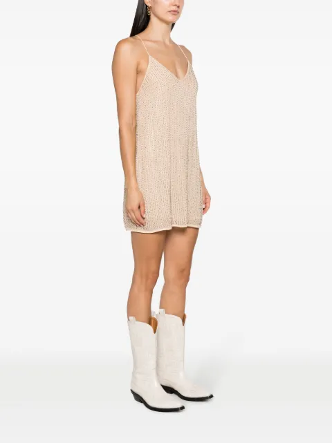 Zadig&Voltaire rhinestone V-neck minidress WWDR01282 - 2