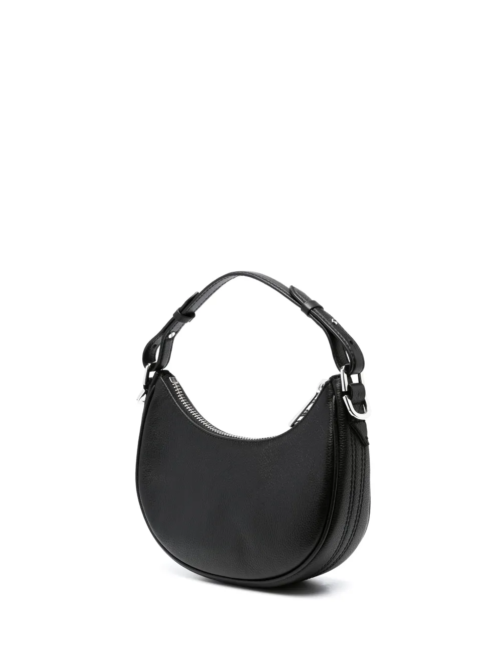  Zadig&voltaire Moonrock Plumetis Leather Shoulder Bag - Black 