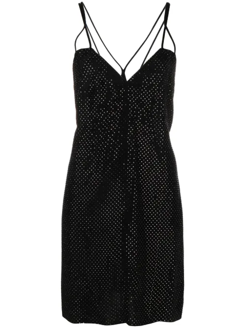Robe courte en soie Rohana à strass - Zadig&Voltaire - Modalova