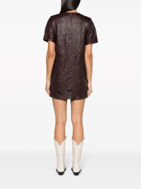 Zadig&Voltaire Riddy creased leather minidress RWDR00026 - 3