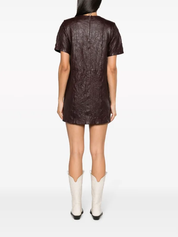 Zadig & Voltaire Leather Mini Dress