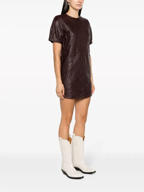 Zadig&Voltaire Riddy creased leather minidress RWDR00026 - 2