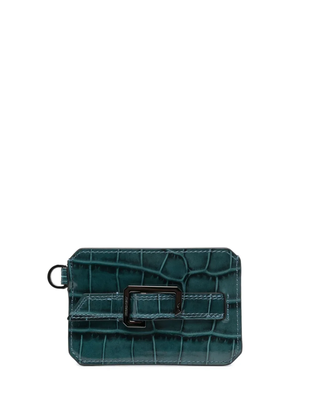 Zadig&Voltaire Le Cecilia crocodile-effect cardholder | Blue | Image 1