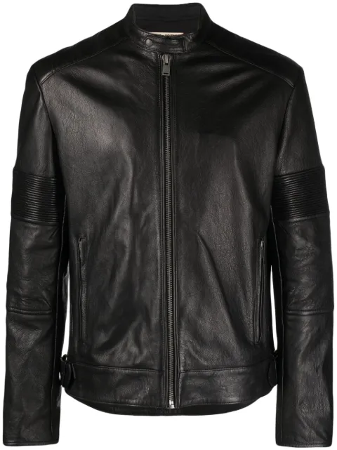 Zadig&Voltaire chamarra biker Lean con cierre