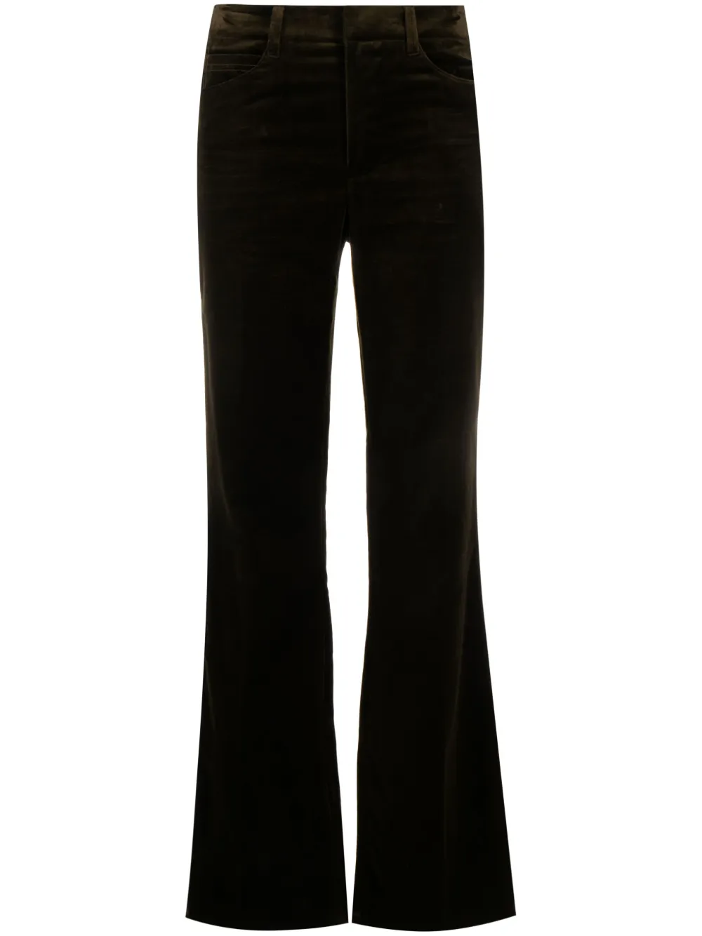 Zadig&Voltaire Pistol Flared Velvet Trousers | Green | FARFETCH