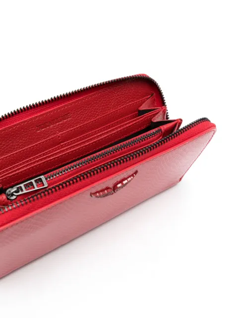 Zadig&Voltaire Compagnon logo-plaque wallet LWSG01177 - 2
