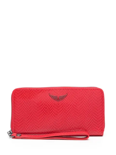 Zadig&Voltaire Compagnon logo-plaque wallet LWSG01177 - 0