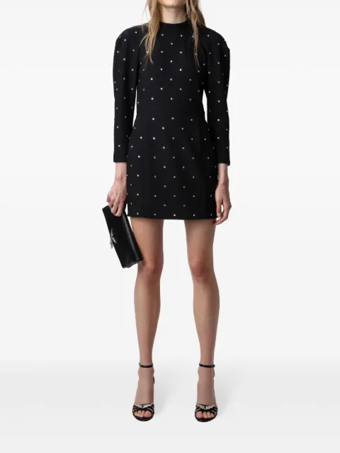 Zadig&Voltaire Racia crystal-embellished minidress WWDR01290 - 1