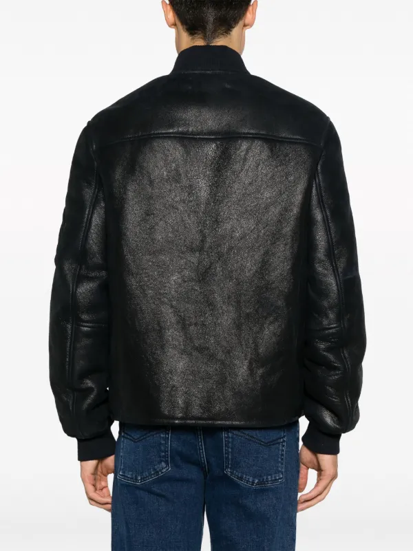Zadig & Voltaire Lean Biker Leather Motorcycle Jacket Unisex