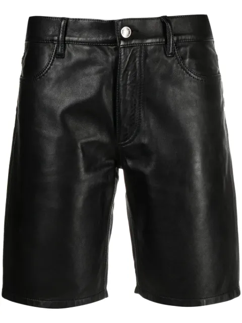 Zadig&Voltaire leather bermuda shorts