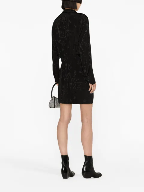 Zadig&Voltaire star silk-jacquard minidress WWDR01275 - 3