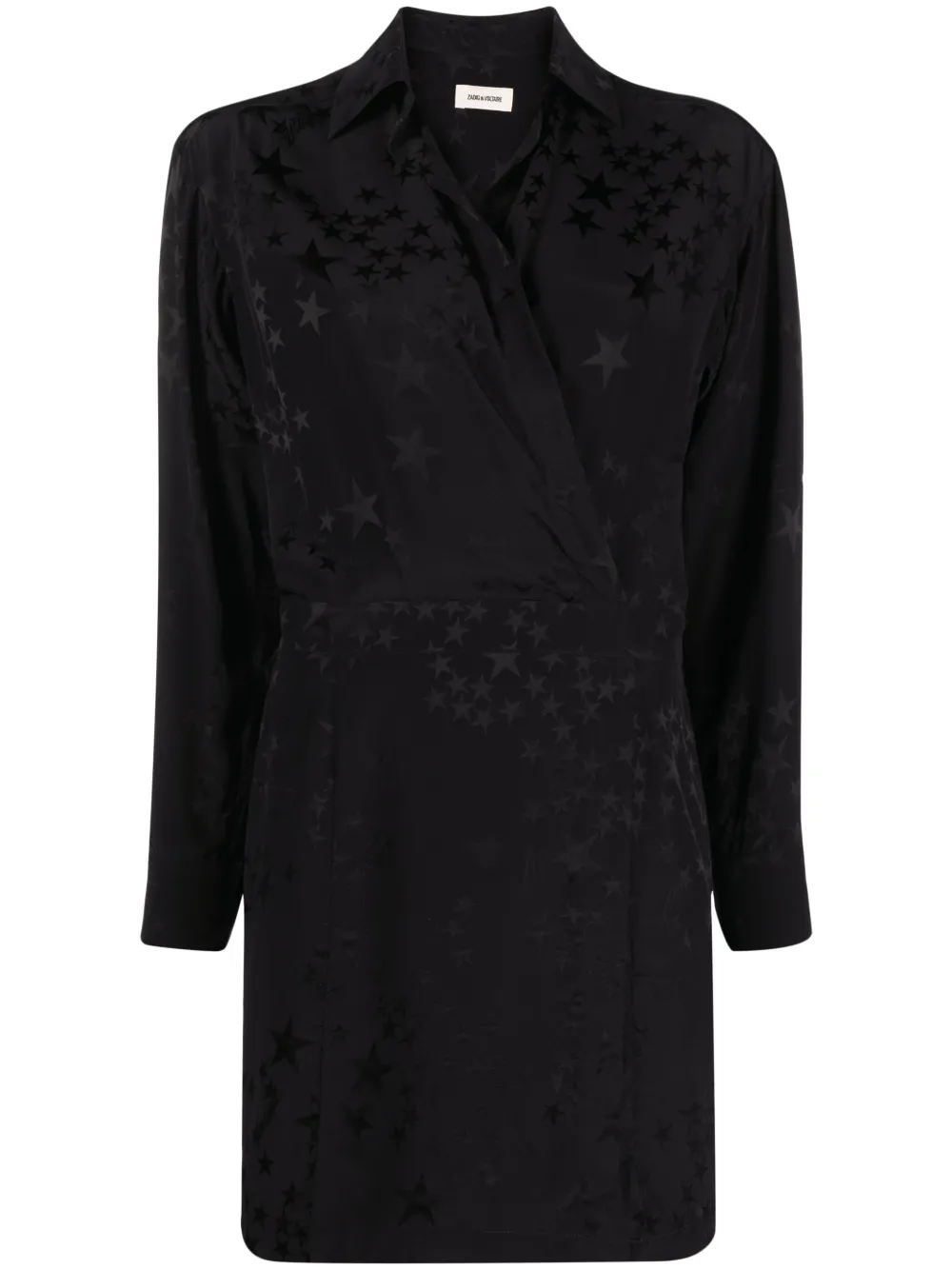 Zadig&Voltaire star silk-jacquard minidress