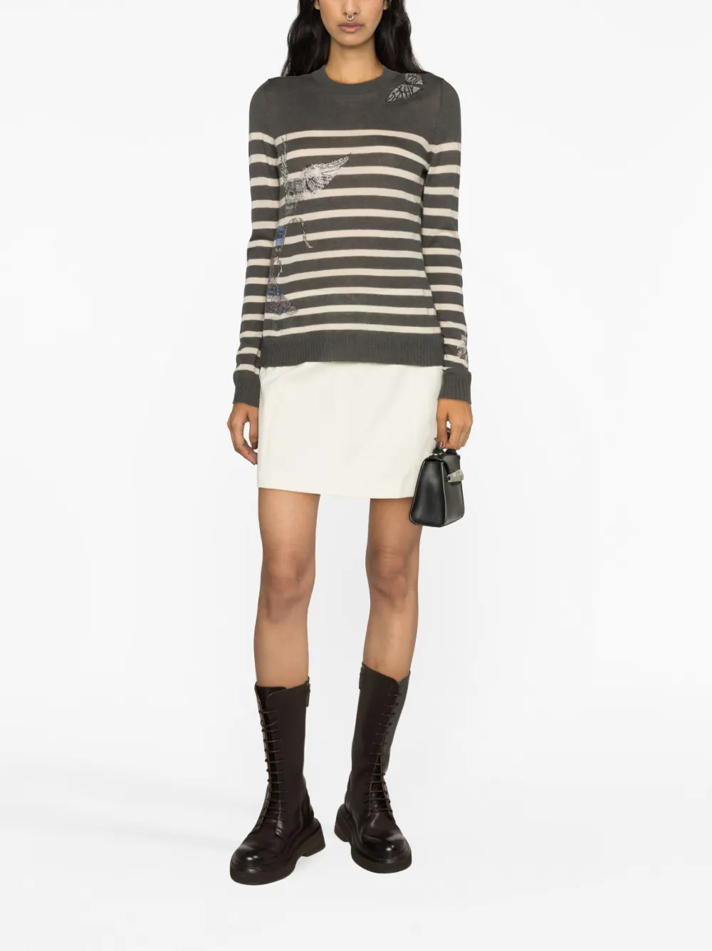Zadig&Voltaire Kasjmier trui - Grijs
