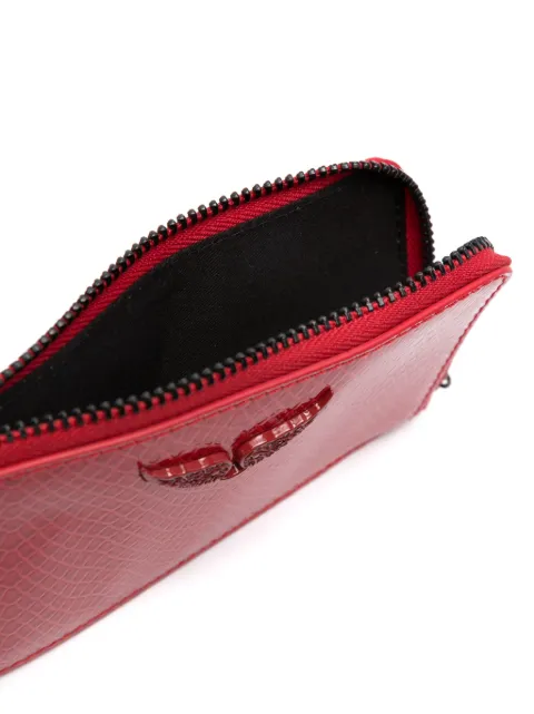 Zadig&Voltaire Wild python-effect cardholder LWSG01197 - 2