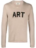 Zadig&Voltaire intarsia-knit ripped jumper - Neutrals