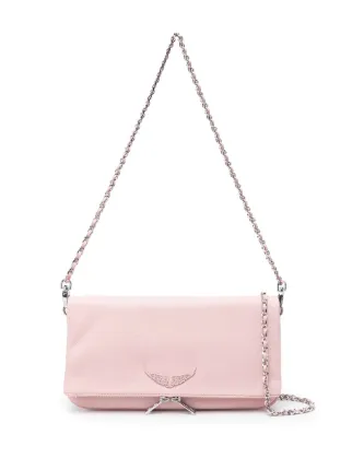 Zadig&Voltaire Rock Leather Crossbody Bag | Pink | FARFETCH