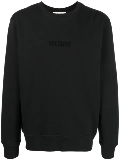 Zadig&Voltaire flocked-logo cotton sweatshirt