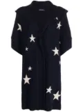 Zadig&Voltaire Inna star-jacquard cashmere cardigan - Blue