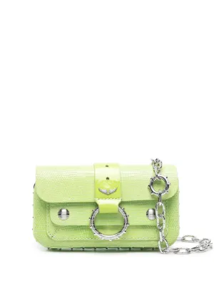 Zadig Voltaire Kate Wallet lizard embossed Leather Mini Bag Farfetch