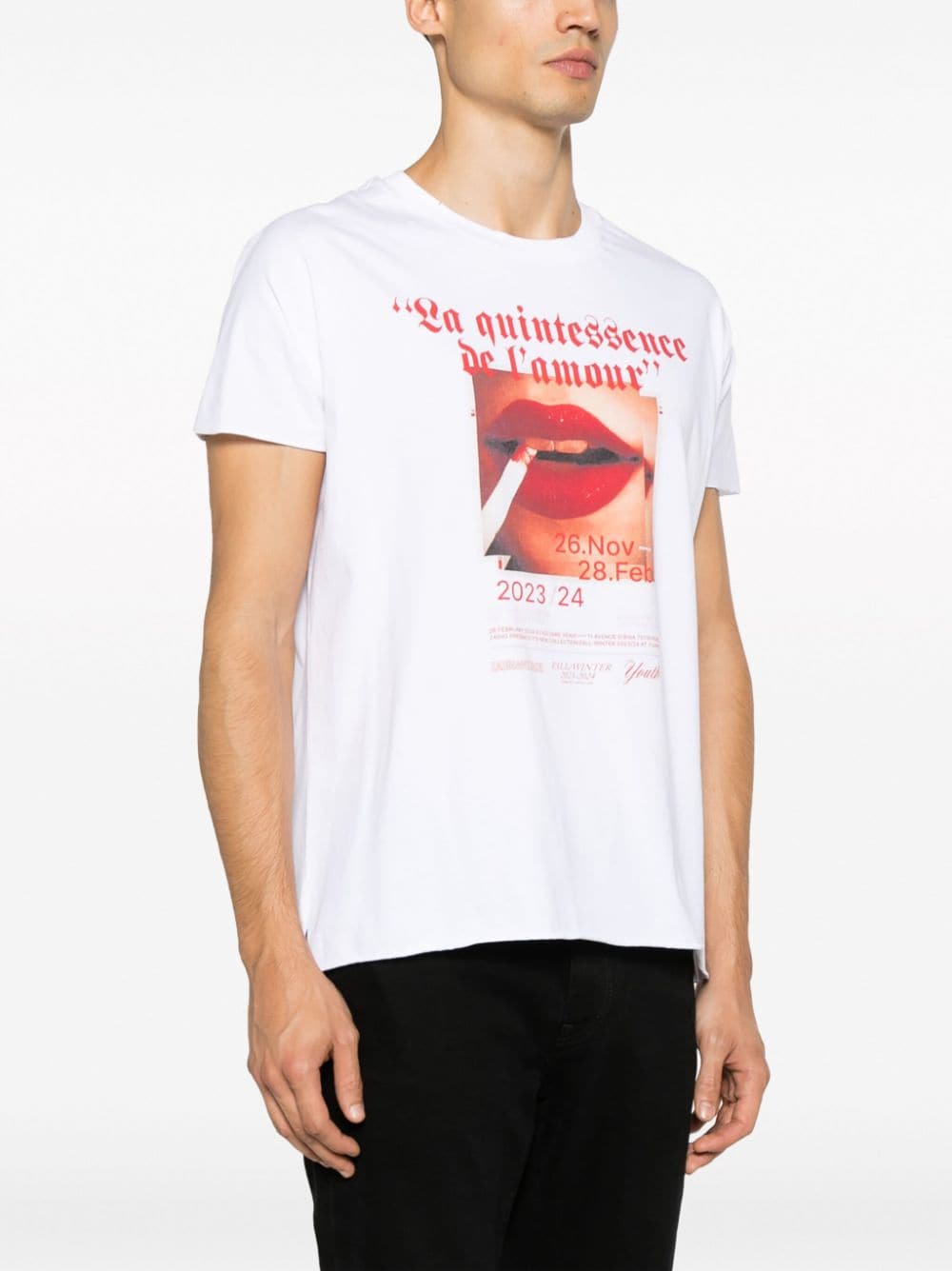 Zadig&Voltaire T-shirt met print Wit
