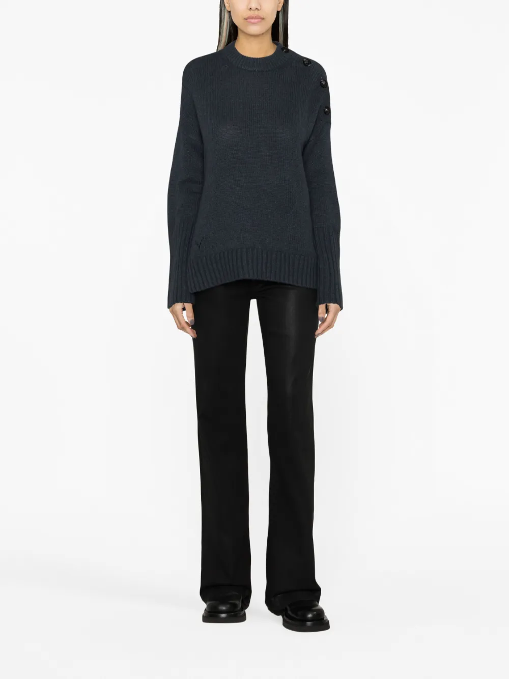 Zadig&Voltaire Kasjmier trui - Grijs