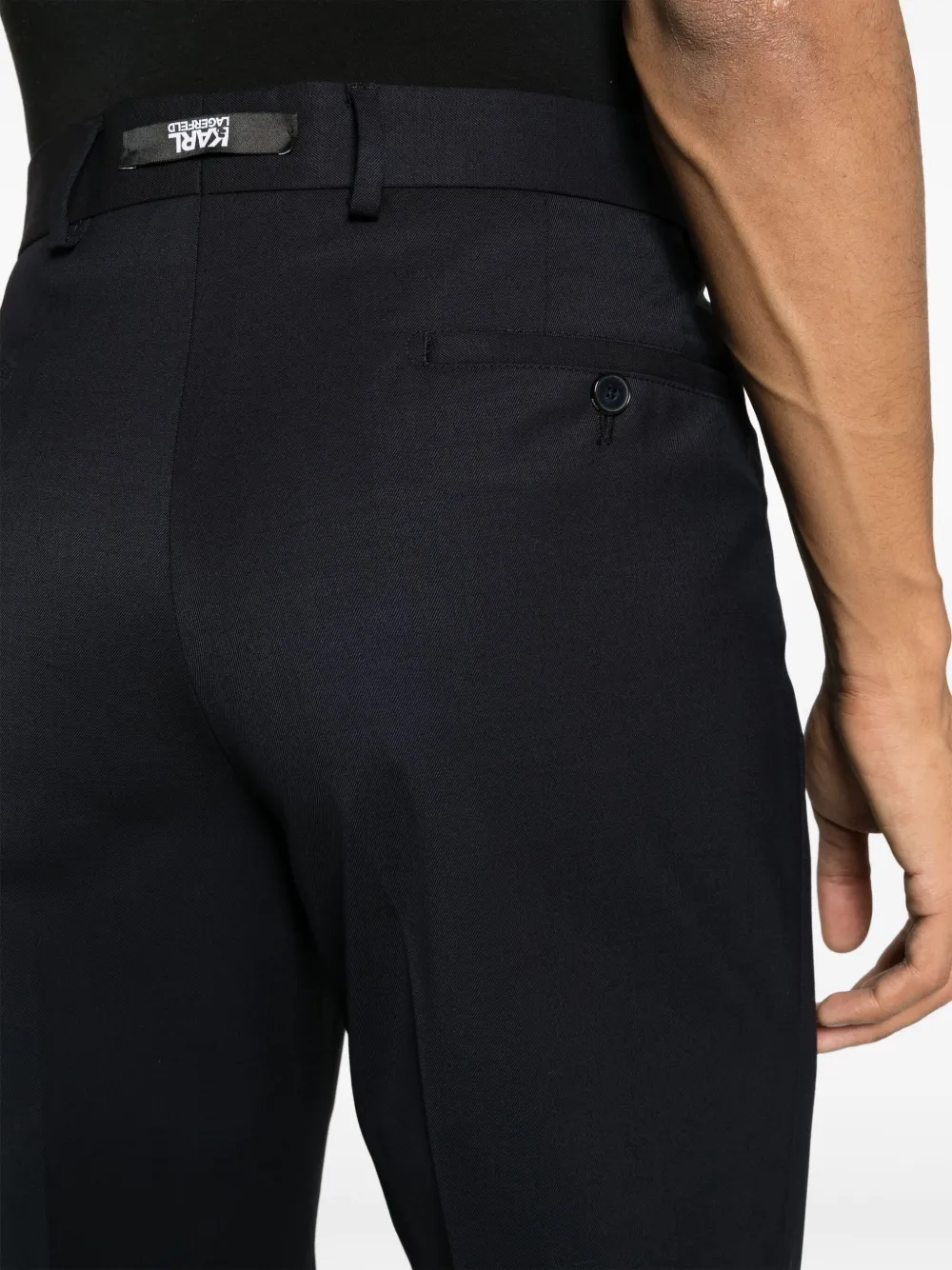Karl Lagerfeld Straight broek Blauw