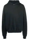 Acne Studios logo-print drop-shoulder hoodie - Black
