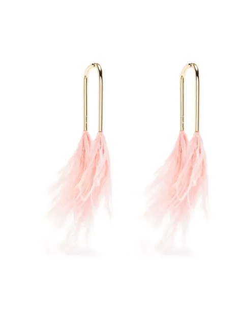Cult Gaia - ostrich-feather single earring