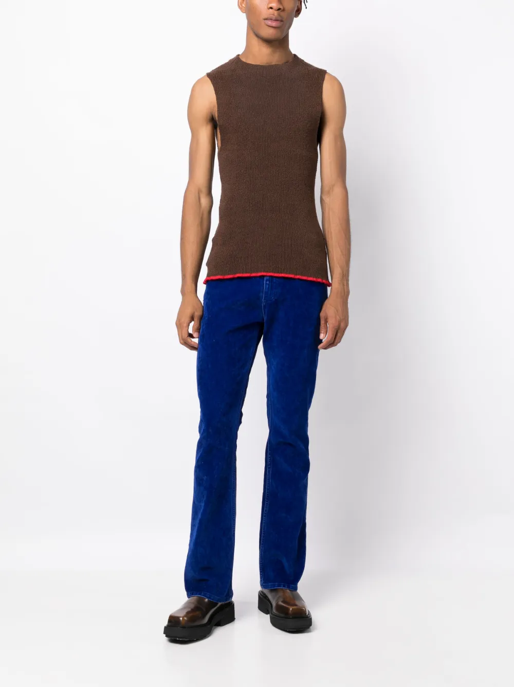 Marni flared twill trousers | Regular & Straight-Leg Trousers | Image 2