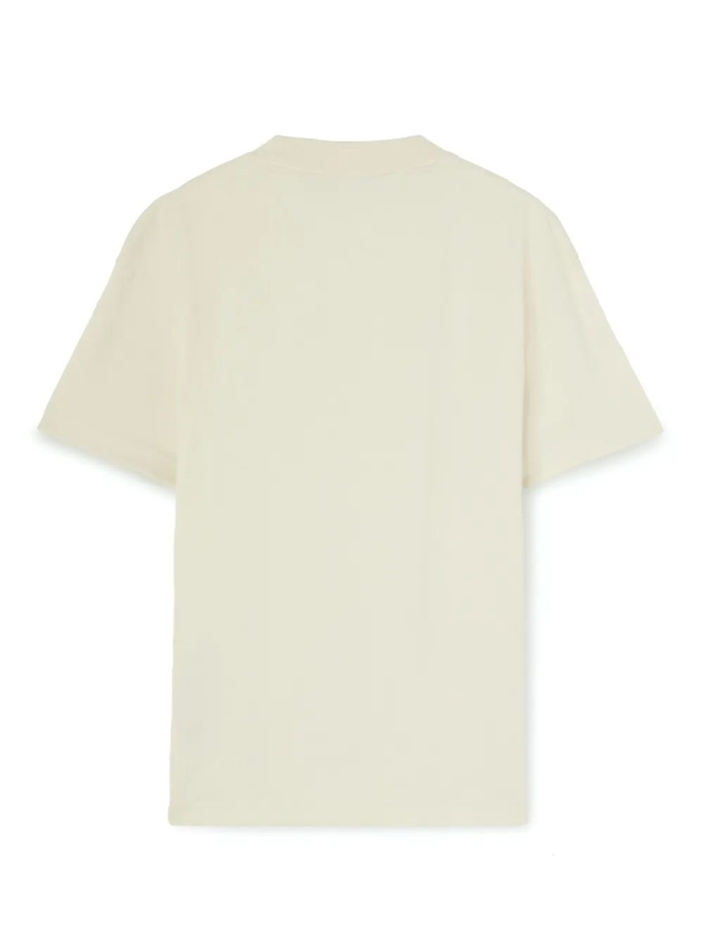 Palm Angels T-shirt met logoprint - Beige