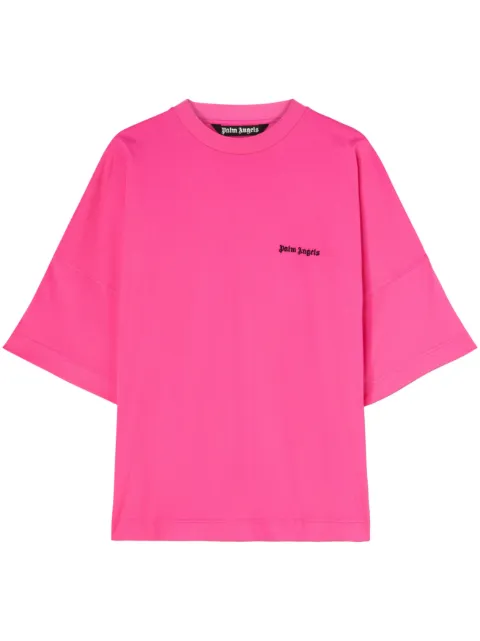 Palm Angels T-Shirt mit Logo-Stickerei