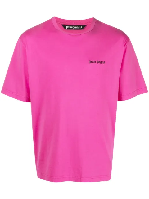 Palm Angels playera con logo estampado
