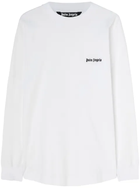Palm Angels embroidered-logo long-sleeve T-shirt