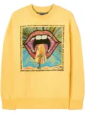 Palm Angels Crazy Mouth crew-neck sweatshirt - Yellow