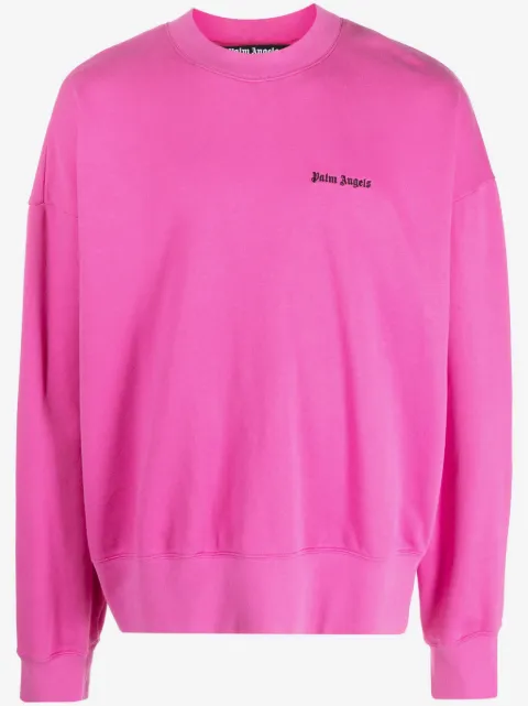 Palm Angels Sweater met geborduurd logo