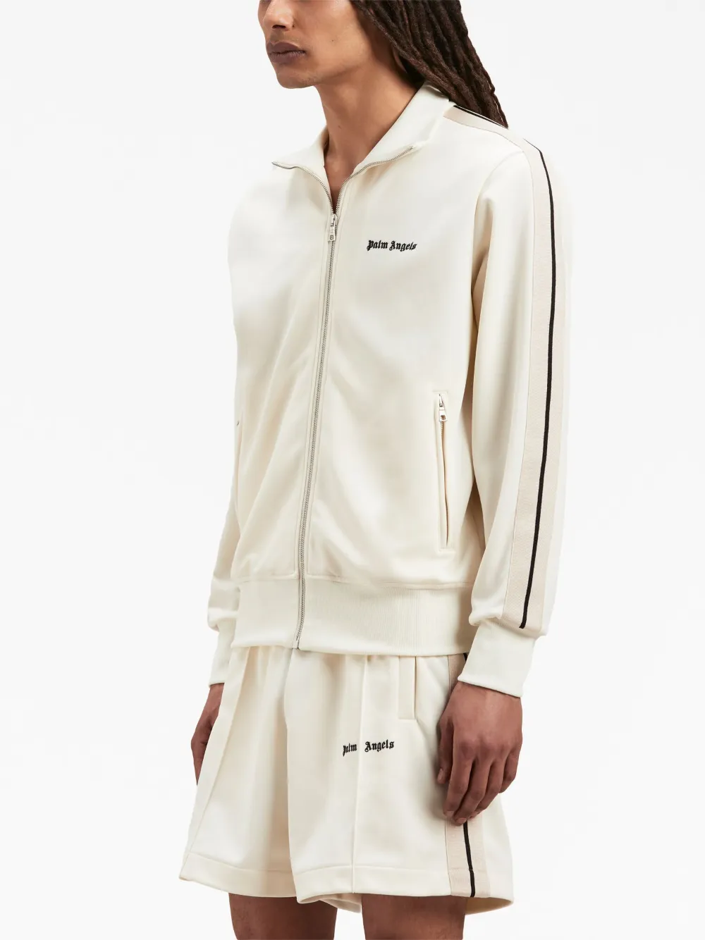 Palm Angels New Classic trainingsjack Wit