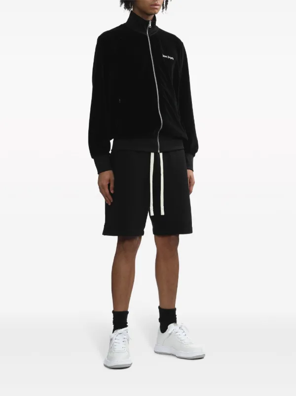 休日限定 Palm Angels JP FARFETCH | ブラック | トラックジャケット ウォーキング・ランニングウェア